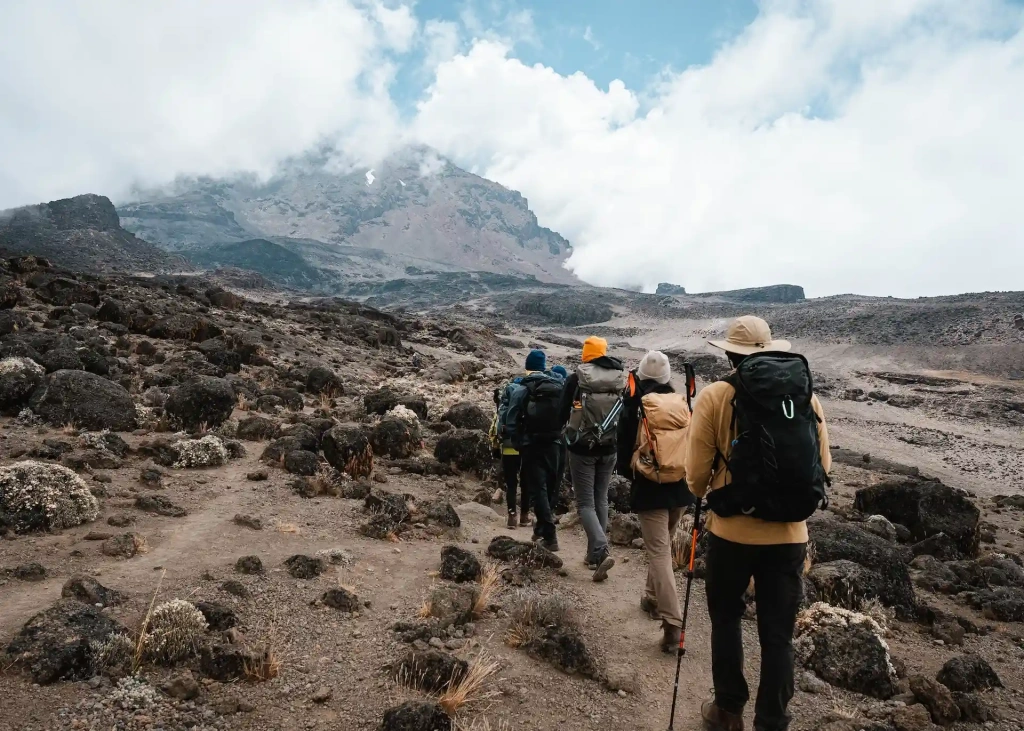Mount Kilimanjaro above the clouds